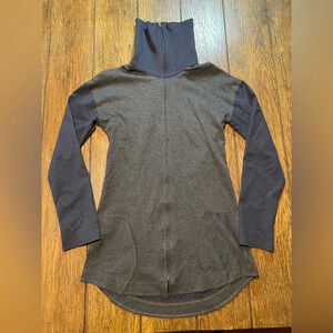 Integrity Full Zip Athletic Jacket Blue And Gray Size 0 B7